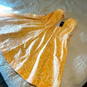 Abercrombie Flowy Poplin Sundress Mini Dress